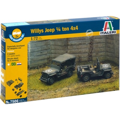 Italeri Fast Assembly 7506 Ton 4x4 1:4 1:72