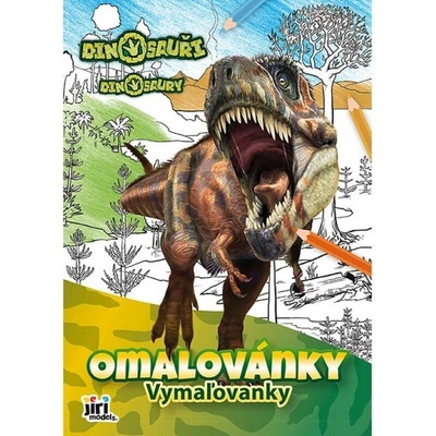 Jiri Models 2923-4 Dinosaury vymaľovanky A4