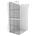 Mexen Kioto+ душ стена с рафт Walk-in 80 x 200 см, черна решетка, бяла - 800-080-121-20-77 (800-080-121-20-77)