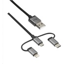 Trust 22693 micro/USB-C/Lightning, 1m