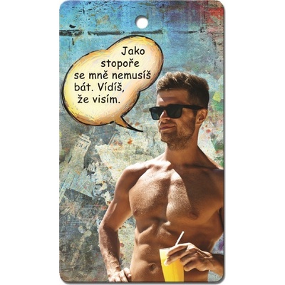 Bohemia Gifts Aromatická vonná karta Ako stopára 11 x 6,3 cm