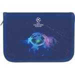 Eurocom Несесер UEFA 1 цип, 2 прегради, празен, 21x4x14cm, син (30022-А-UEFA)