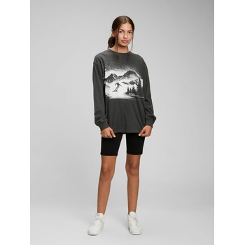 GAP Бебешка тениска с щампа Gap GAP | Cheren | Момичешки | 140