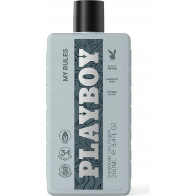Playboy My Rules sprchový gél 3v1 pre mužov 250 ml