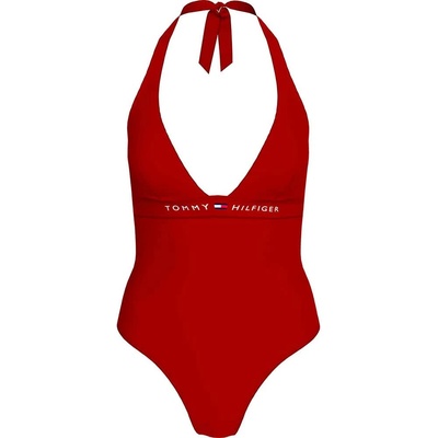 Tommy Hilfiger Бански костюм Tommy hilfiger Halter swimsuit - Red (Regatta Red)