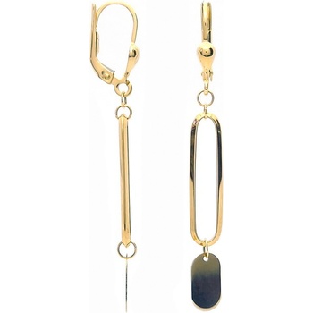 Šperk Holíč zlaté visiace náušnice ZN271