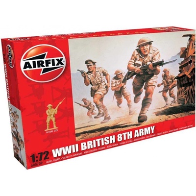 ITALERI Model Kit figurky 6077 WWII BRITISH 8th ARMY 1:72