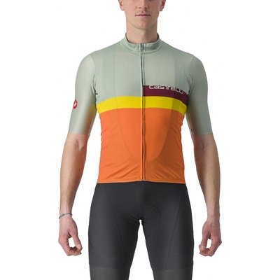 Castelli A Blocco SS Defender green/Dark red/Bordeaux