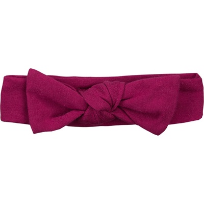 Eevi Čelenka s mašlí Simply Comfy bordó – Zboží Dáma