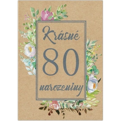 Přání k narozeninám CTS70, kraft