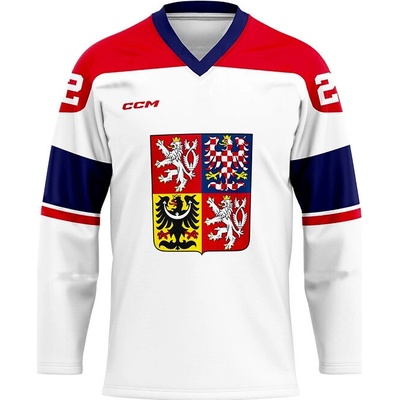 CCM Fan ČR Znak White