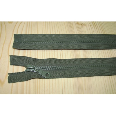 Zips kostenný zelená 5mm deliteľný 45cm