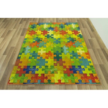 Nej-koberce Puzzle vícebarevný