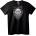 NOONEBRAND Тениска Мистичен вълк - L, Black
