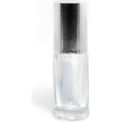 BEWIT Roll-on lahvička 5 ml lesklé sklo, stříbrný uzávěr 10 ks