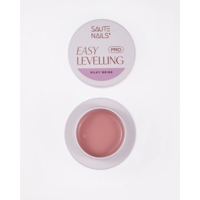 Saute Nails stavební gel Easy Levelling Pro Silky Beige béžový bez Tpo 50g
