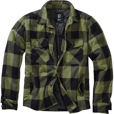 Brandit Lumber jacket černá-olivová – Hledejceny.cz