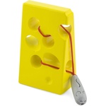 Viga Toys Дървена игра за нанизване Viga - Сиренце и мишка (56281)
