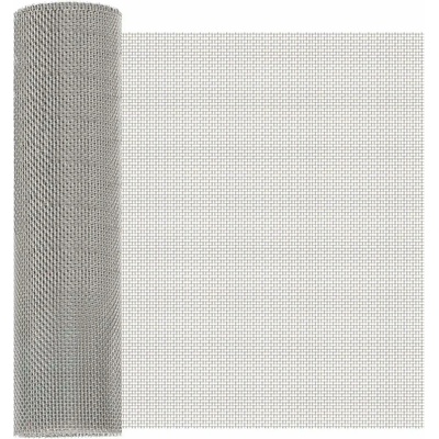 Síť proti hmyzu 40 x 1000 cm 8 Mesh Nerezová ocel 201 stříbrná