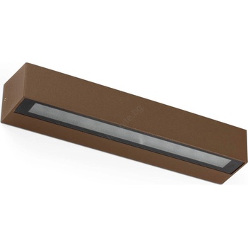 Faro Barcelona FARO 71905 - LED външна стенна лампа DORO 2xLED/10W/230V IP65 кафява (FA71905)