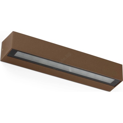 Faro Barcelona FARO 71905 - LED външна стенна лампа DORO 2xLED/10W/230V IP65 кафява (FA71905)