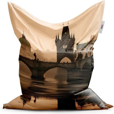 Sablio Sedací vak Classic Praha Karlův most 200x140 cm