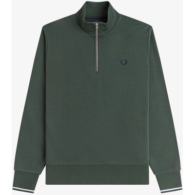 Fred Perry Горнище с цип Fred Perry FredPerry Half Zip Top - Court Green 53A