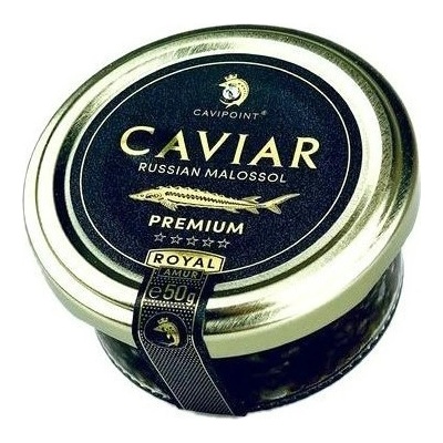 Cavipoint Amur Royal Premium sturgeon caviar 50 g jar – Zboží Dáma