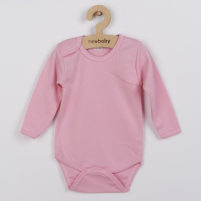 NEW BABY Dojčenské body New Baby Classic II ružové Ružová