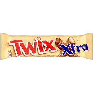 Mars Карамелена бисквита Twix Xtra потопена в млечен шоколад 2 х 37.5гр