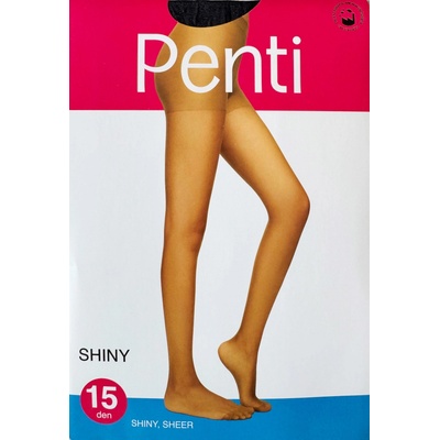 Penti Dámské lesklé punčochové kalhoty SHINY 15 černá