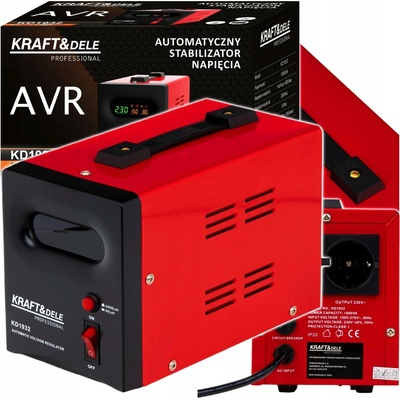 Stabilizátor napětí, AVR, 1000VA, 230V, Kraft & Dele | KD1932 – Sleviste.cz