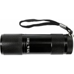 TOYA Aluminum flashlight, 9 led, black