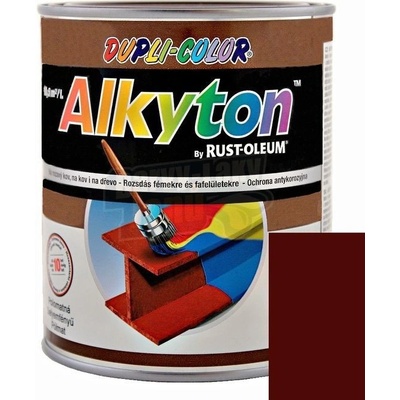 Alkyton polomatný 0,75L RAL 3005 vínová červená polomat