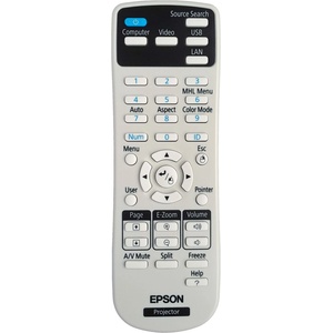 General EPSON 1626366, EB-955WH, EB-965H, EB-98H, EB-S27, EB-W28, EB-W29, EB-X27, EB-X29, EB-X30 Powerlite - дистанционно управление с лазерен указател (1626366, EB-955WH, EB-965H, EB-98H, EB-S27, EB-W28, EB-