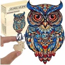 Kruzzel 24551 Drevené puzzle sova, 177 ks