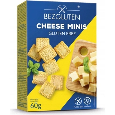 Bezgluten Syrové minis sušienky bez lepku 60 g