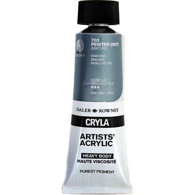 Daler-Rowney Cryla Artists’ АКРИЛНА боя Pewter 75 ml 1 бр (125075703)
