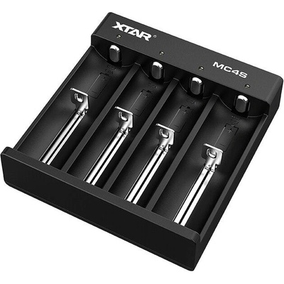 XTAR Зарядно у-во XTAR MC4S, USB Type-C, Universal Charger, LiIon & NIMH, 18650, CR123, AA, AAA
