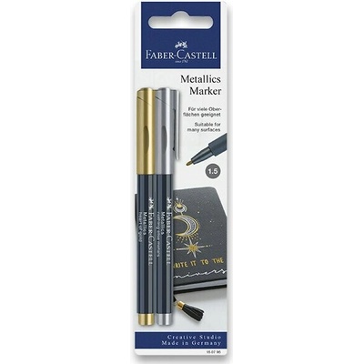 Faber-Castell 160796 Metallics zlatá strieborná