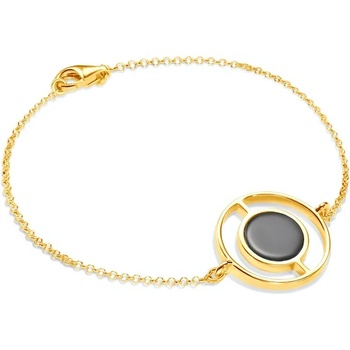 Image 1 of SAVICKI Гривна: позлатено сребро. оникс