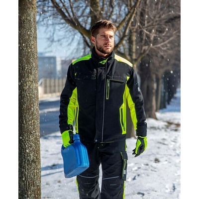 Ardon H6441 NEON WINTER HI VIS montérková zimná bunda ČIERNO ŽLTÁ