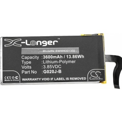 VHBW Батерия за Google Pixel 4 XL, 3600 mAh (888201332)