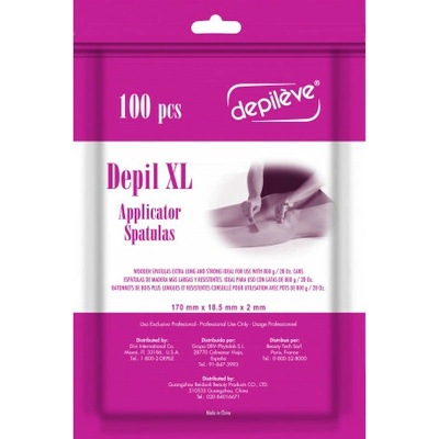 Depiléve Roztěrky Body XL Extra Dlouhé 100 ks