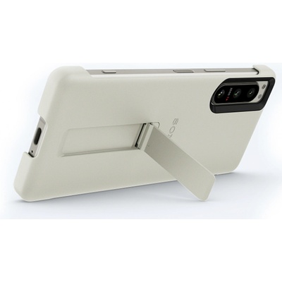 Pouzdro Sony Stand Cover pro Xperia 5 IV Beige, XQZCBCQC.ROW – Zboží Živě