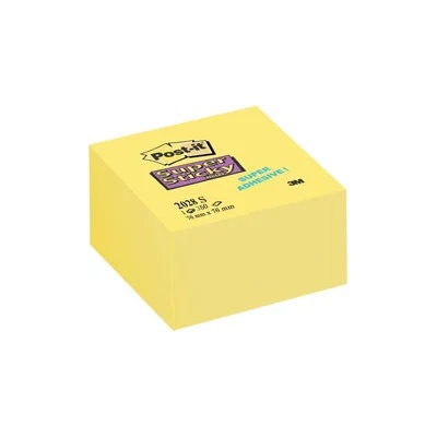 Post-it Куб с цветни листчета 76х76мм неон 350 листчета