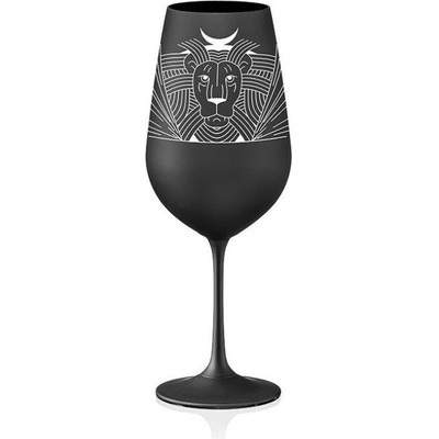 Crystalex pohár na víno Lev Čierna 550 ml