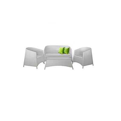 Mira-N Градински сет ратан Бял (0195240)