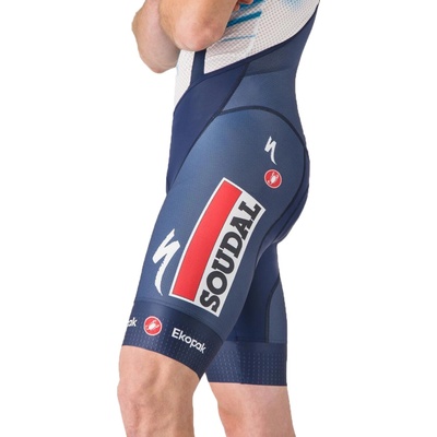 Castelli krátke s trakmi Competizione 2 Quick Step 2025 modrá