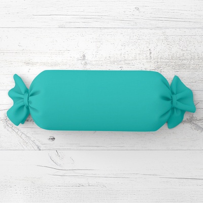 Biante Vankúš valec bonbon Rongo RG-020 Tyrkysový 15x40